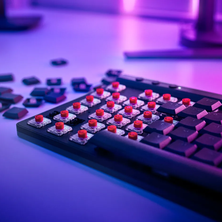 Logitech’s new low-profile keyboard also fits Cherry MX-style keycaps